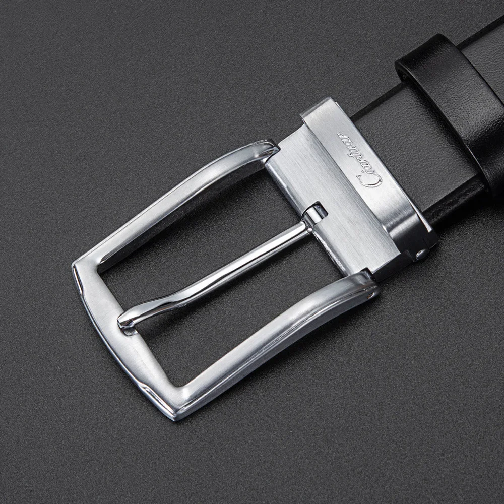 Mens Genuine Leather Designer Dress Belt