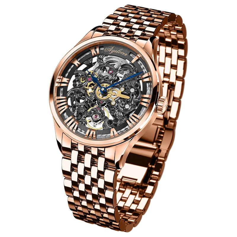 AGELOCER Luxury Self-wind Sapphire Skeleton Watch
