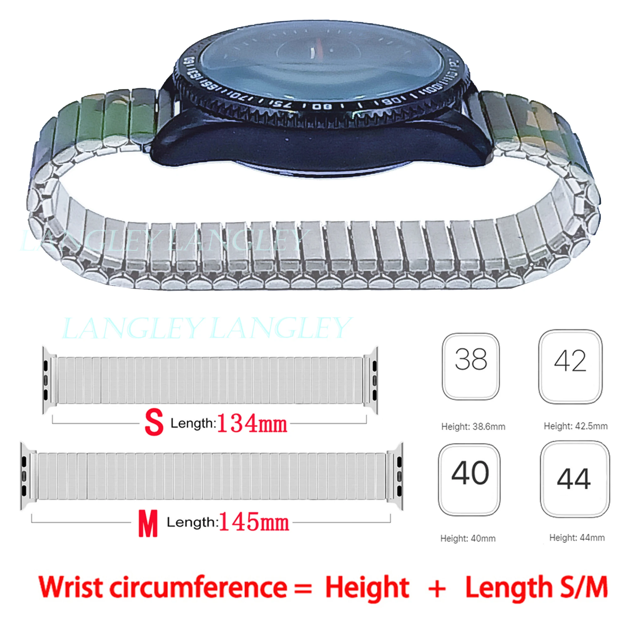 Compatible with Apple Watch Band 38mm 40mm 44mm 42mm