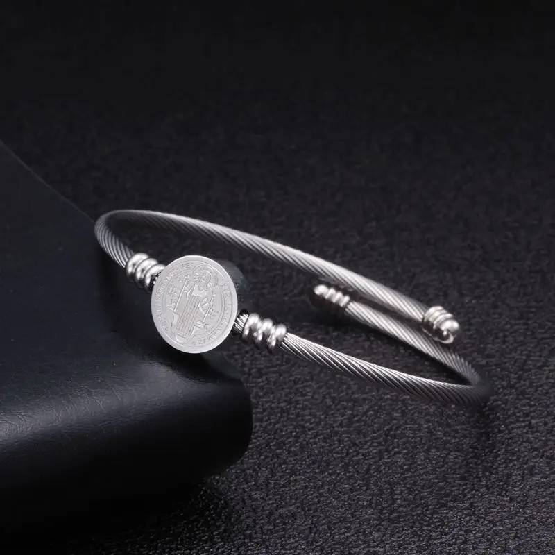 High Quality Miraculous Mary Cuff Charm Bracelets