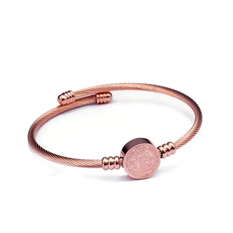 High Quality Miraculous Mary Cuff Charm Bracelets