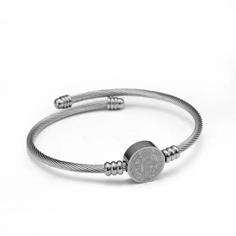 High Quality Miraculous Mary Cuff Charm Bracelets