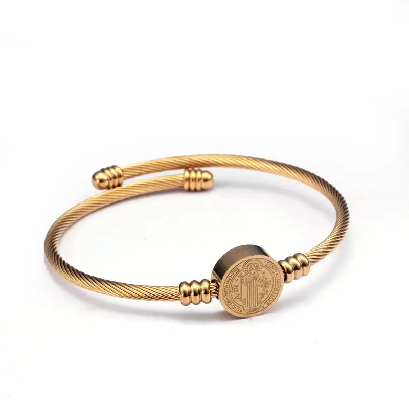 High Quality Miraculous Mary Cuff Charm Bracelets
