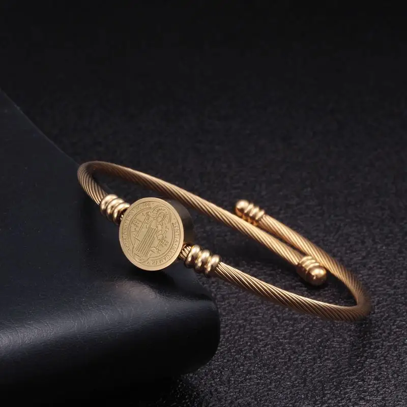 High Quality Miraculous Mary Cuff Charm Bracelets