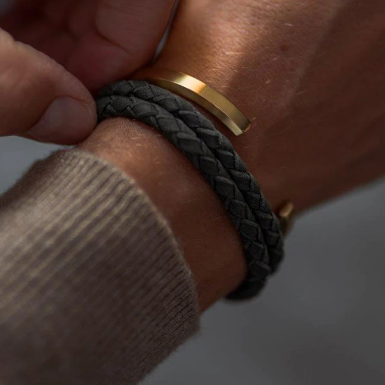 Stainless Steel Minimalist Cuff Bracelets