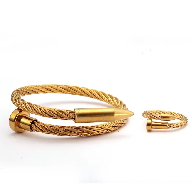 Women Men Twisted Cable Adjustable Cuff Bangle Bracelet