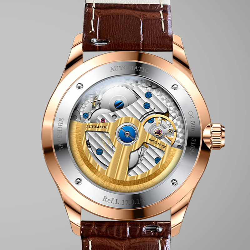 Lobinni Mens Watches Original Design Engravers Series