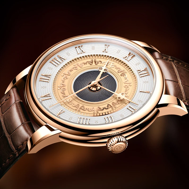2022 Men's Retro Business Automatic Lobinni Watches