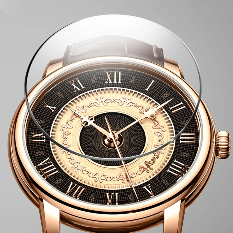 2022 Men's Retro Business Automatic Lobinni Watches
