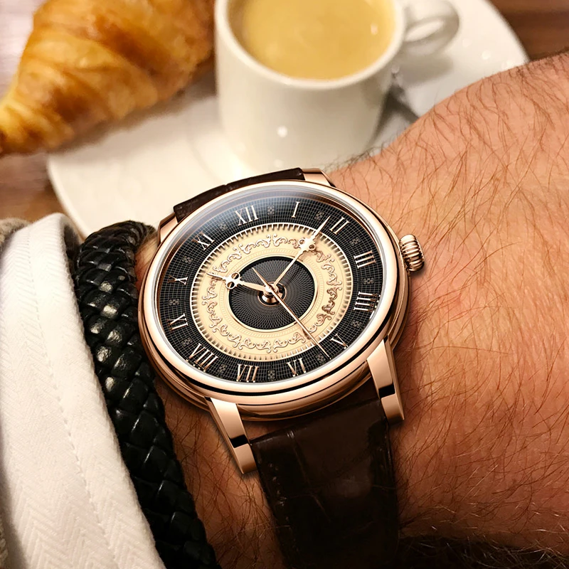 2022 Men's Retro Business Automatic Lobinni Watches