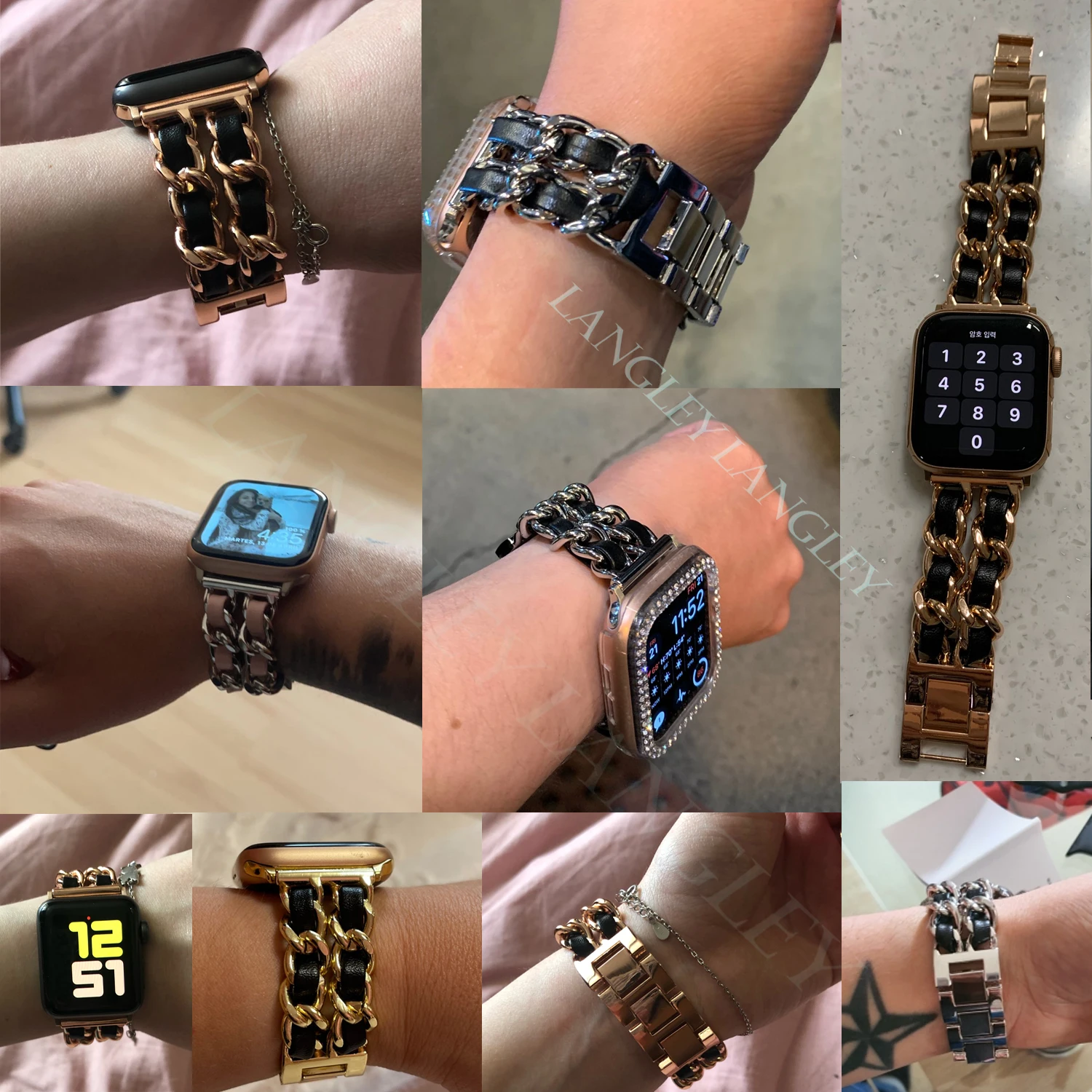 Watchband for Apple Watch 6 Band 44mm 42mm Bracelet