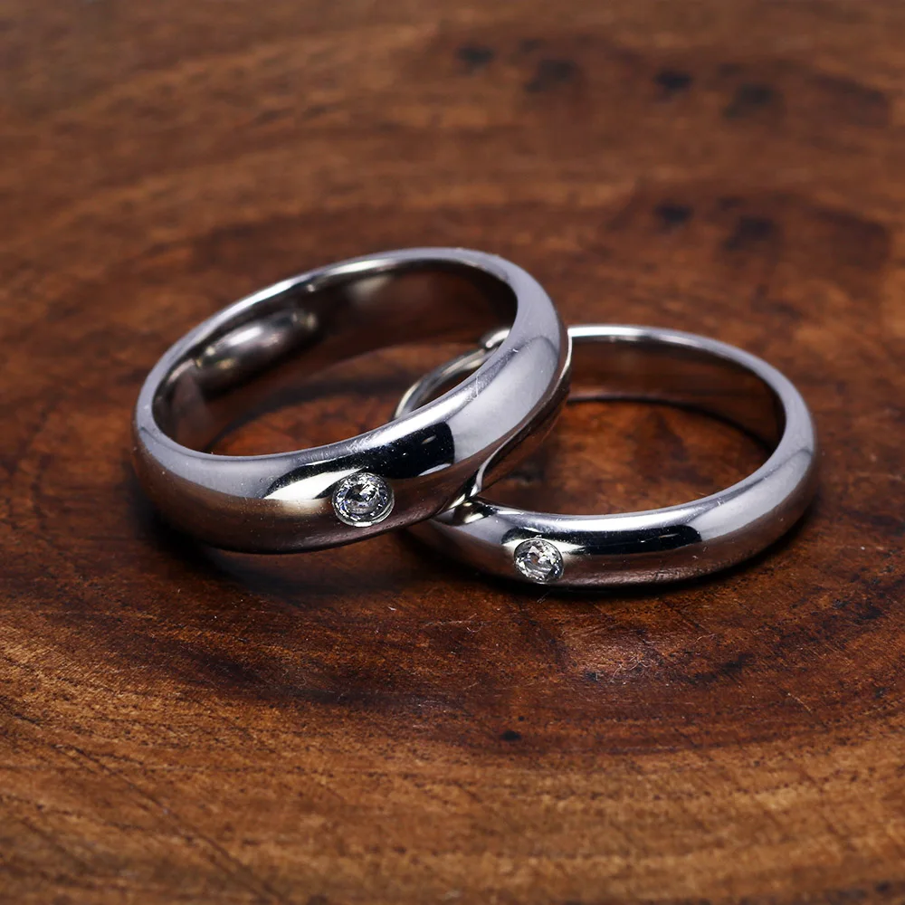 925 Silver Plain Dome Comfort Fit Wedding Band