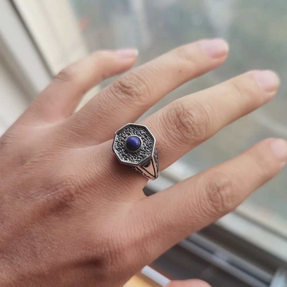 The Vampire Diaries Originals Sunlight Protection Lapis Ring