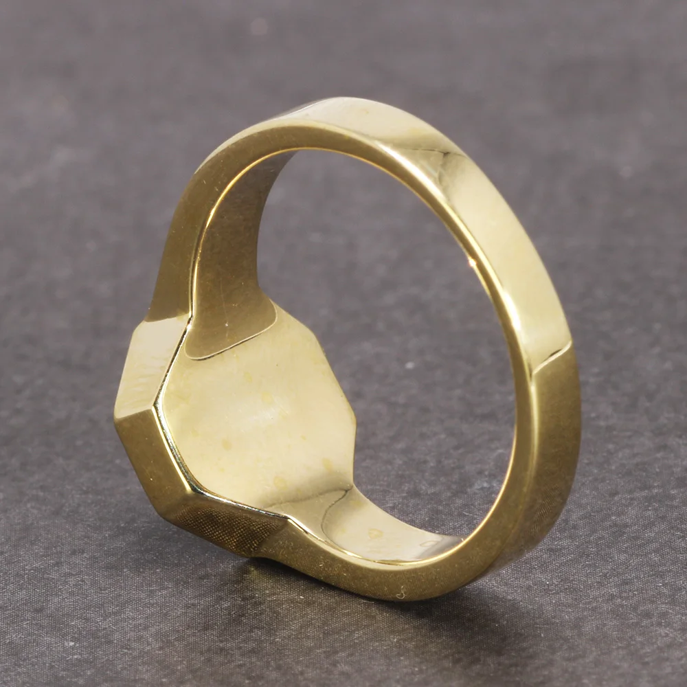 Handmade Mens Ring With Natural Lapis Lazuli Stone