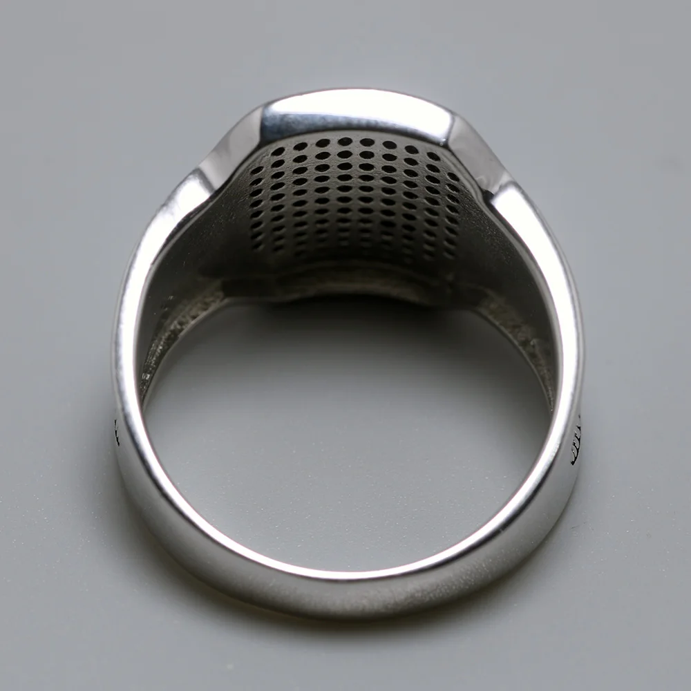Solid 925 Silver Rings Cool Retro Vintage Turkish Ring