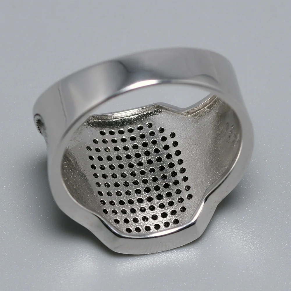 Solid 925 Silver Rings Cool Retro Vintage Turkish Ring