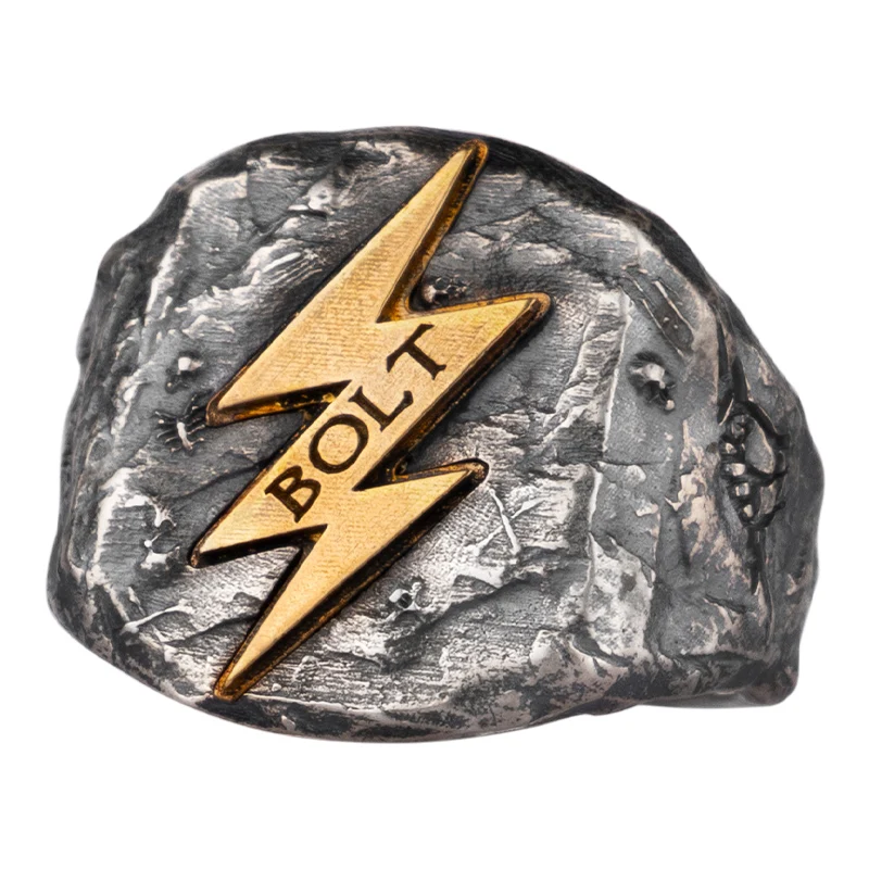 Lightning Bolt Ring 925 Sterling Silver Rings