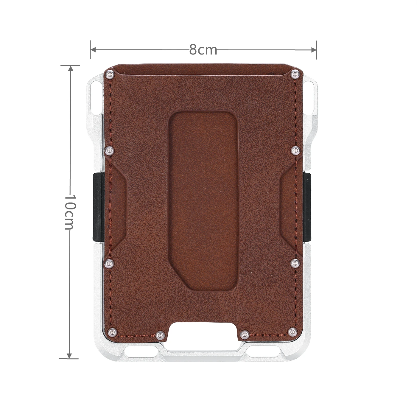 Aluminum Wallet Credit Card Holder With RFID Blocking