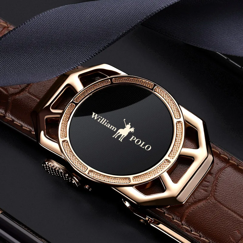 Mens Full-grain Leather Ratchet Dress Belts