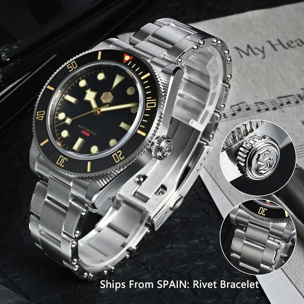 San Martin Diver BB58 Vintage Automatic Business Watches