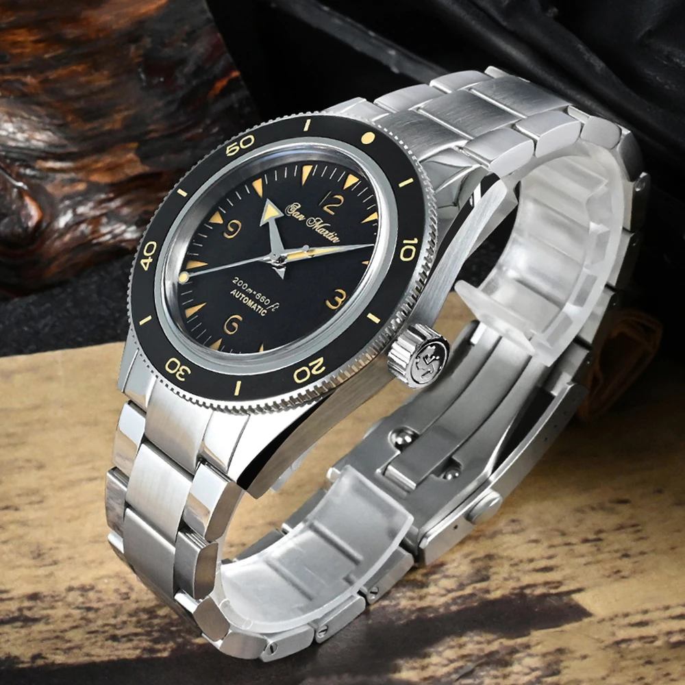 San Martin SN051-G Seamaster Mens Diver Watch