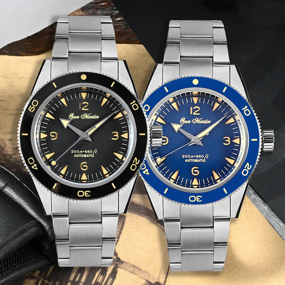 San Martin SN051-G Seamaster Mens Diver Watch