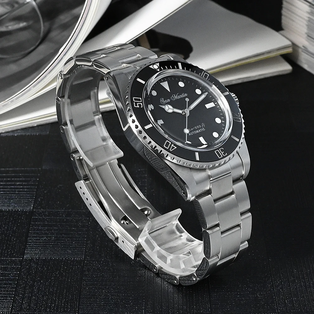 San Martin Water Ghost SN006-G Mens Diver Watch