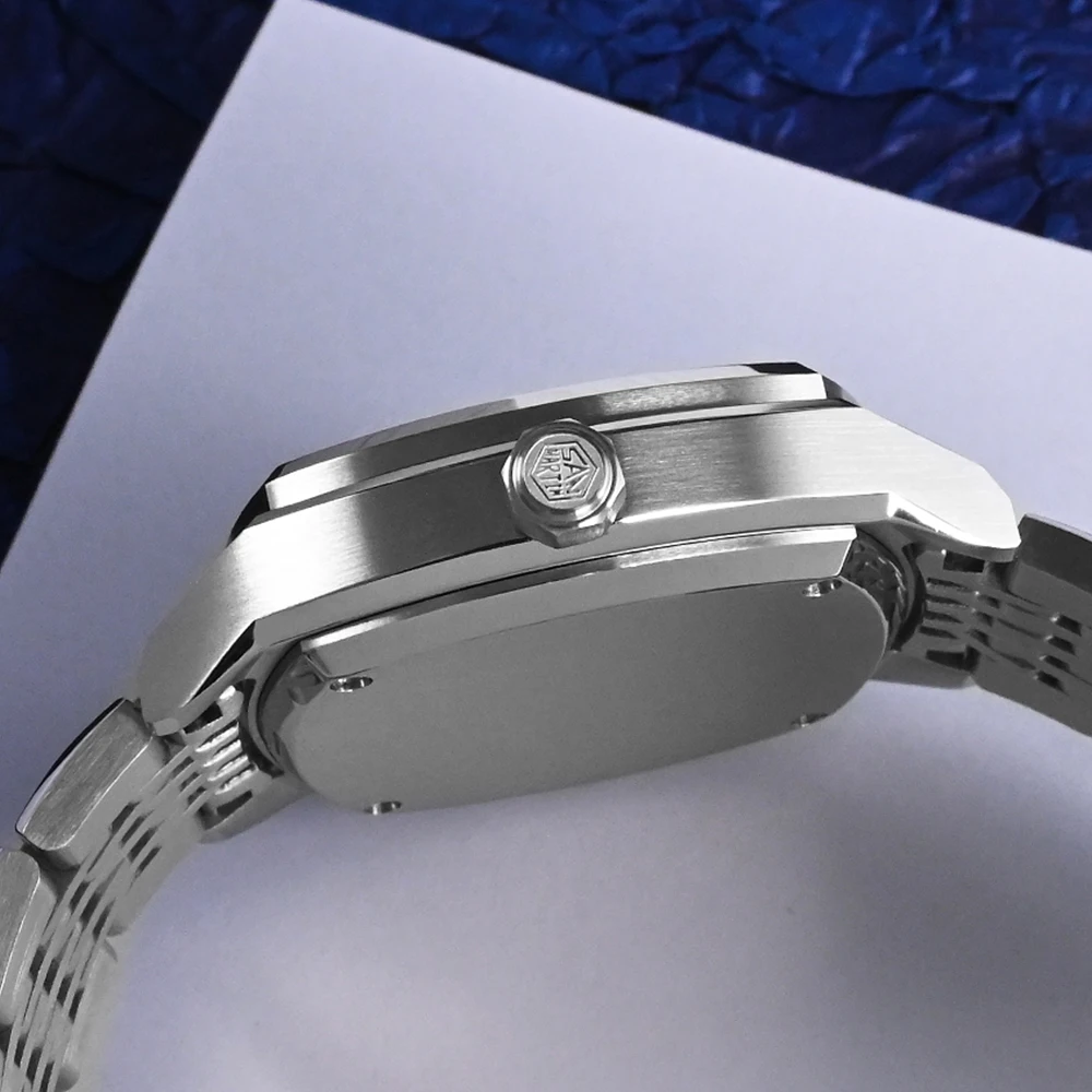 San Martin SN026-G-B Original Design Square Sports Watch