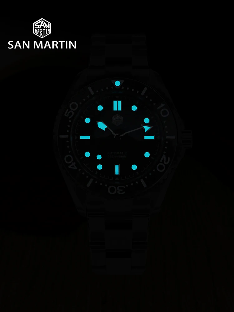 San Martin SN0036-G Luxury Mens Diver Watch