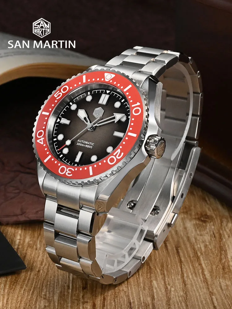 San Martin SN0036-G Luxury Mens Diver Watch