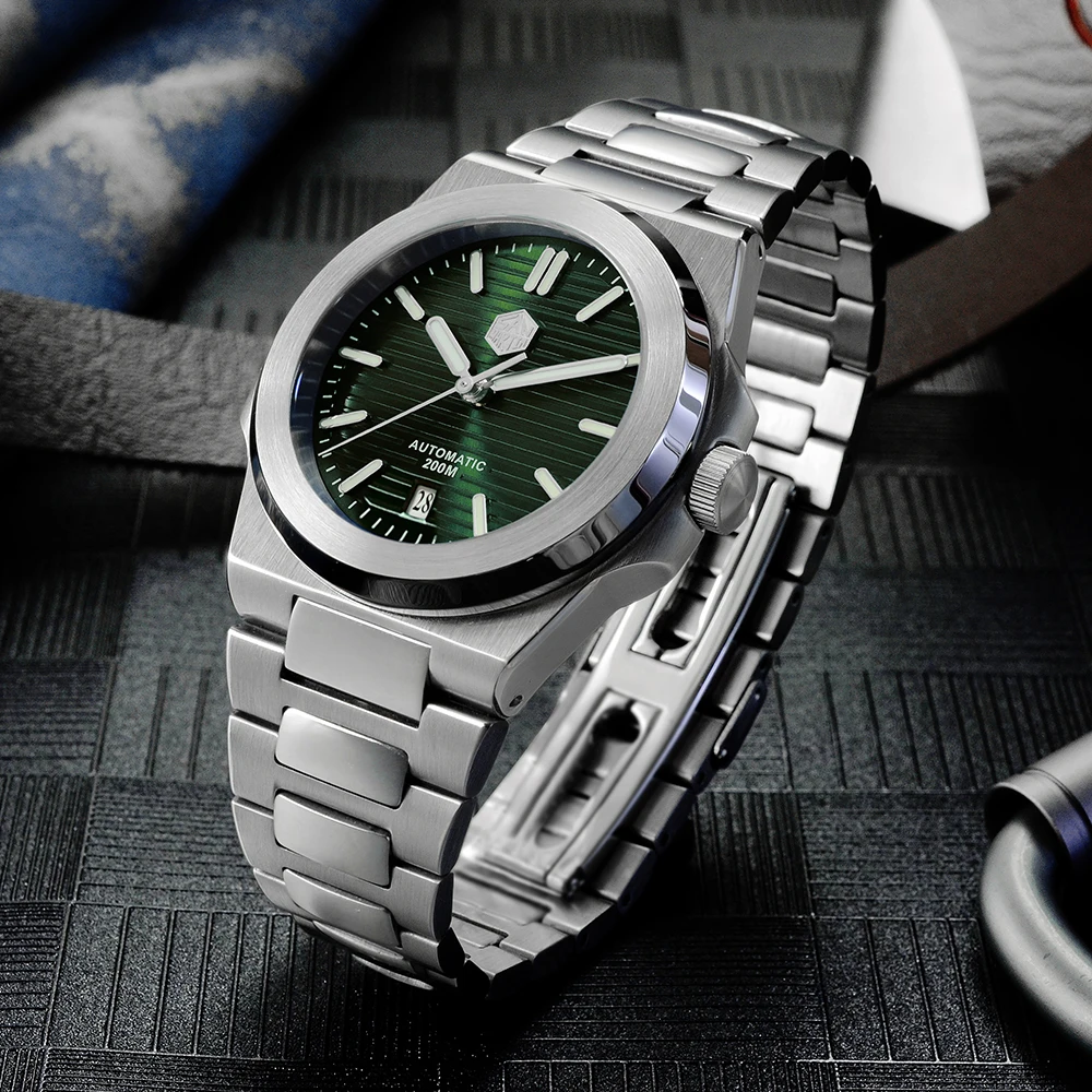San Martin SN076G Diver Retro Luxury Mens Watches