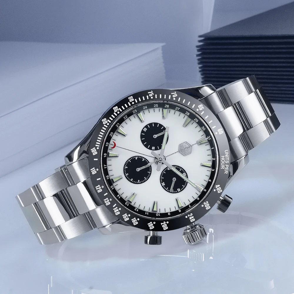 San Martin SN018-G Mens Quartz Chronograph Watch