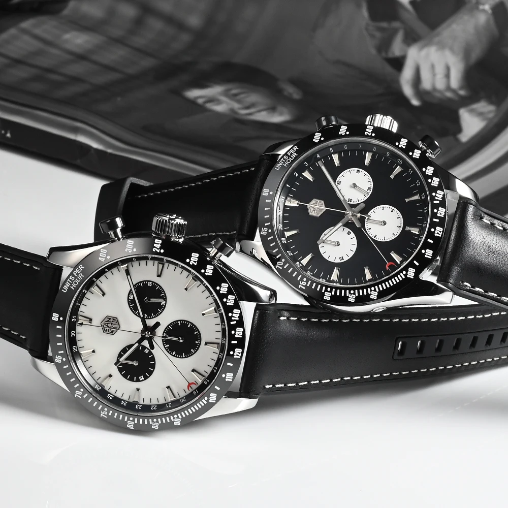 San Martin SN018-G Mens Quartz Chronograph Watch