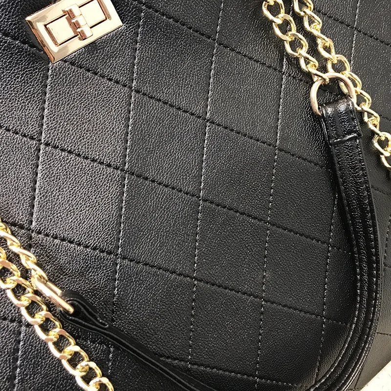 Womens Tote Shoulder Bag PU Leather Big Capacity