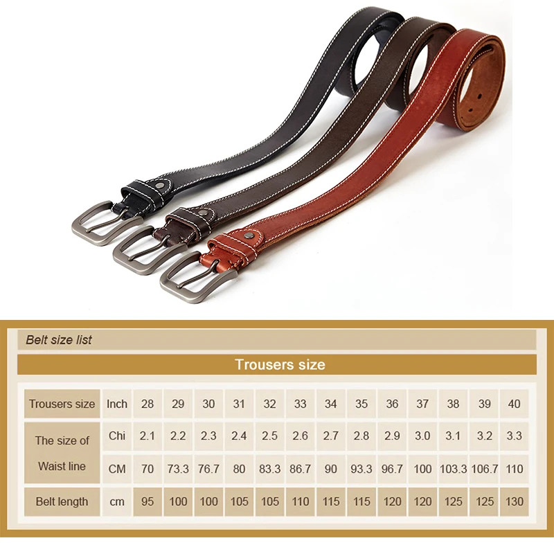 Original Retro Casual Leather Mens Belt