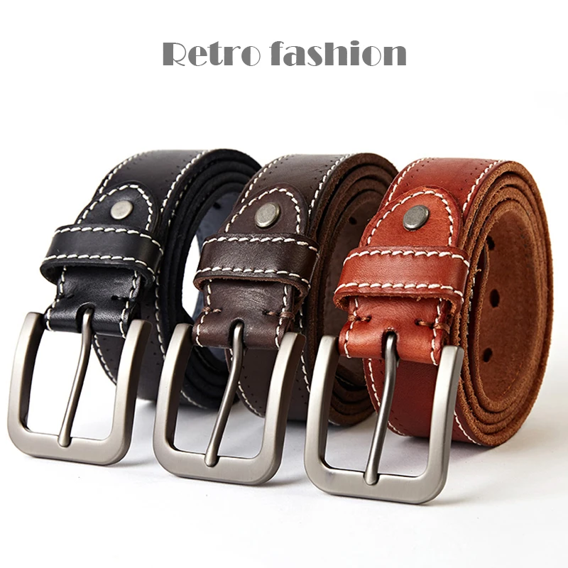 Original Retro Casual Leather Mens Belt