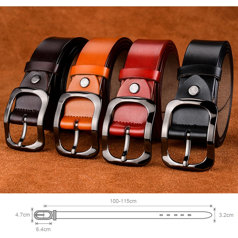 Fashion Natural Leather Womens Belt High Quality