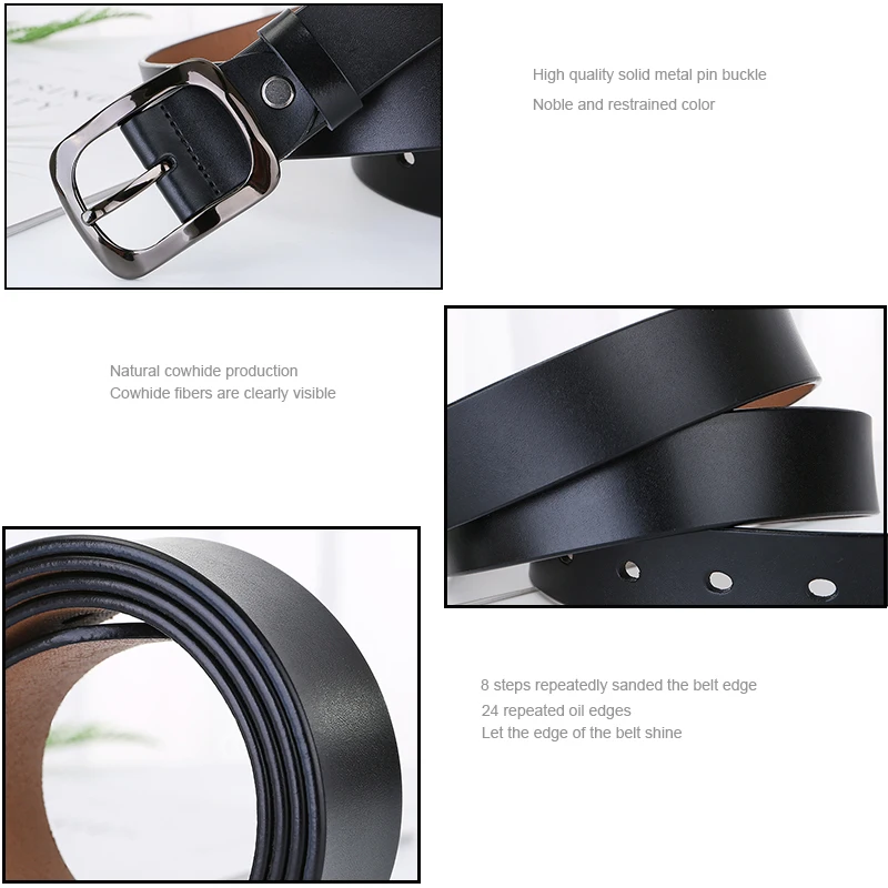 Fashion Natural Leather Womens Belt High Quality