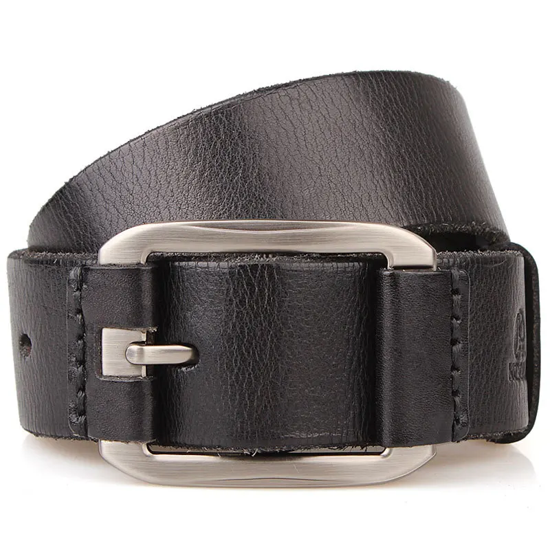 Men's Casual Leather Belt Natural Leather