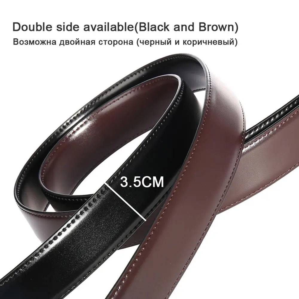 Mens Reversible Casual Belt Genuine Leather