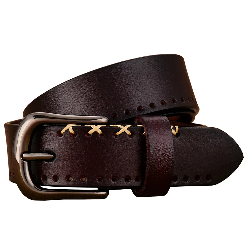 Designer Women's Casual Leather Belt for Jeans