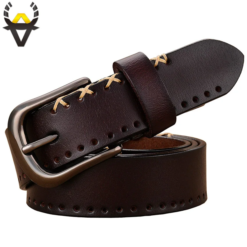 Designer Women's Casual Leather Belt for Jeans