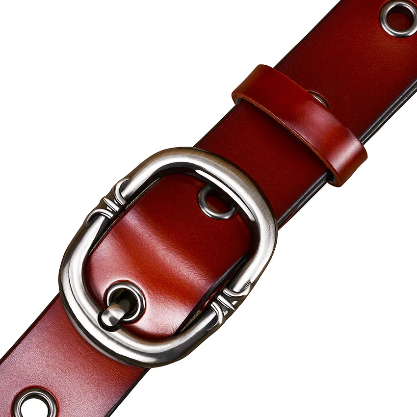 Hollow Genuine Leather Belts for Women