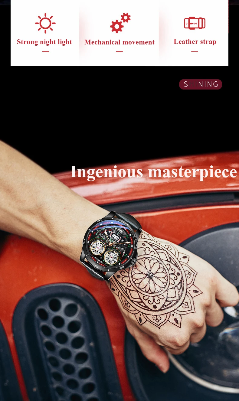 Automatic Mechanical Skeleton AILANG Watch