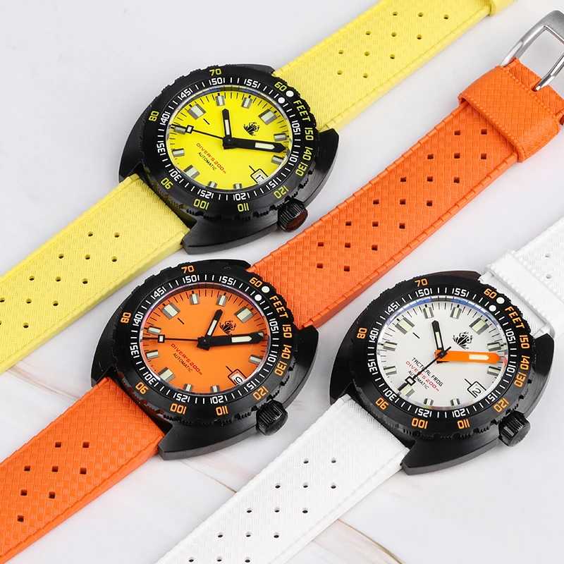 Tactical Frog PVD SUB 300T Diver Mens Watches