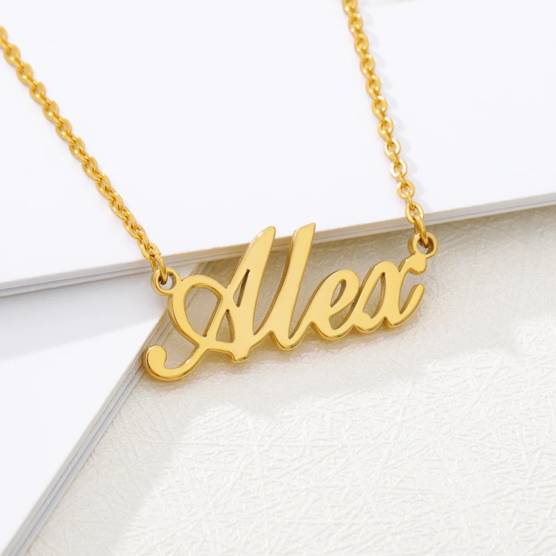 Women's Custom Name Pendant Necklace