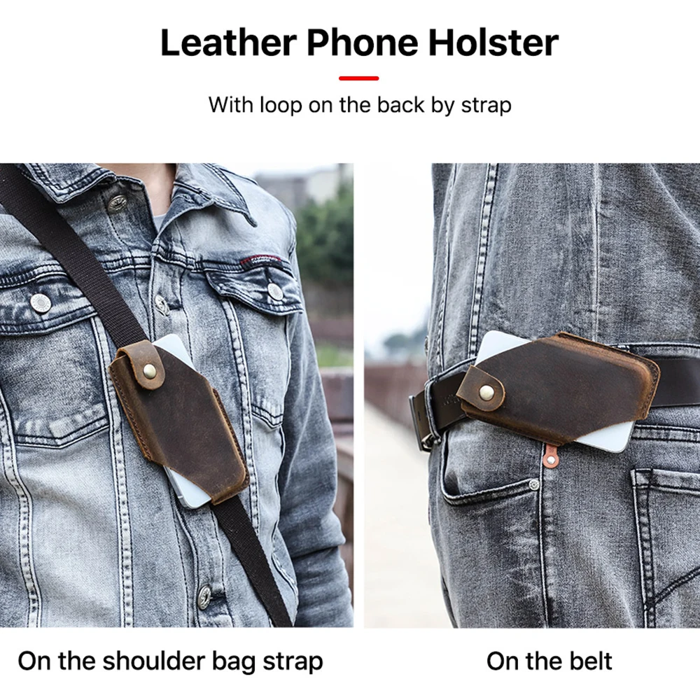 Genuine Leather Phone Holster