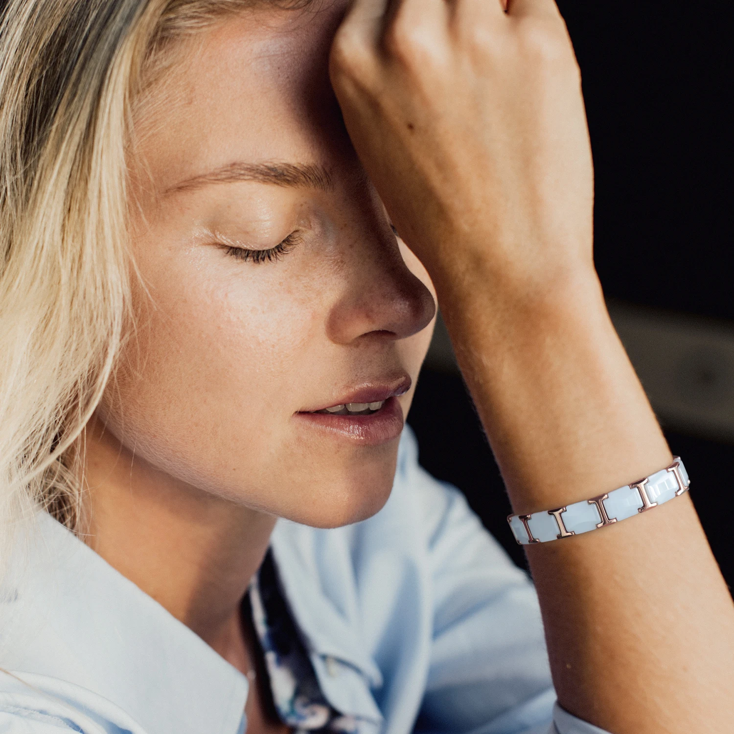Ceramic and Tungsten Steel Magnetic Bracelets