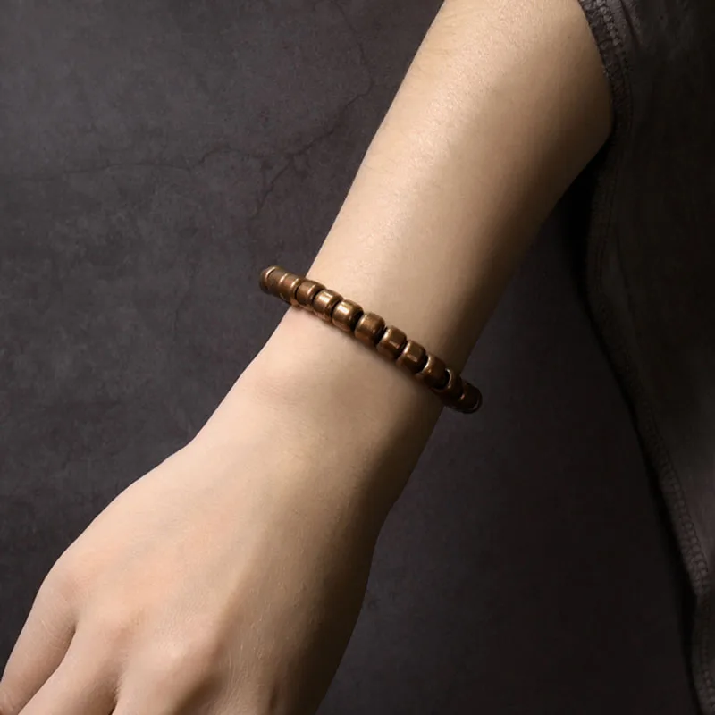 Vintage Handmade Hammered Copper Bracelet