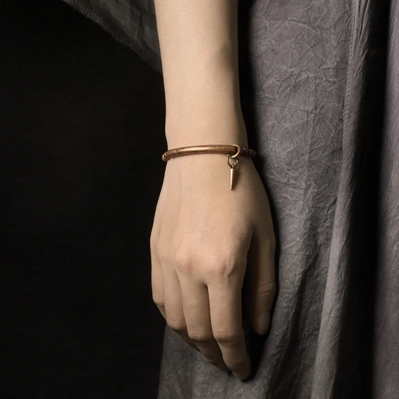 Viking Hammered Pure Copper Bracelet